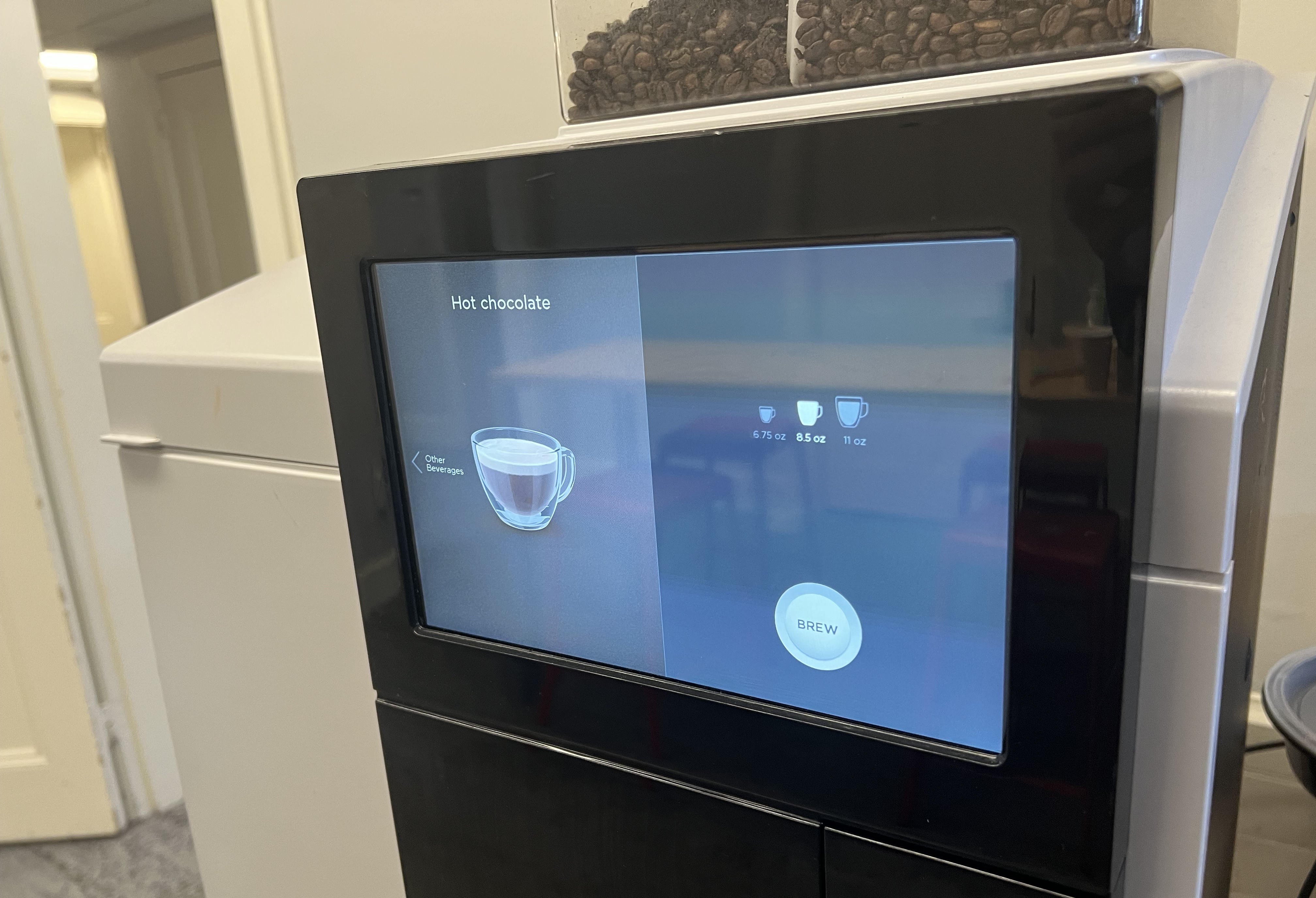 hot chocolate screen